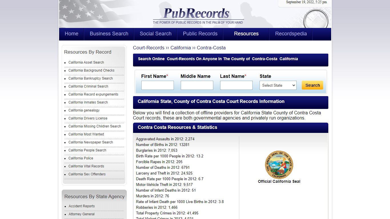 Contra Costa County, California Court Records